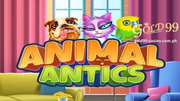 Ang Animal Antics online slot game mula sa Inspired Gaming ay nagtatampok ng mga cute na cartoonish na