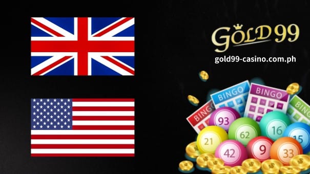 Maaari kang maglaro ng 90 bola sa British bingo at 75 bola sa American bingo