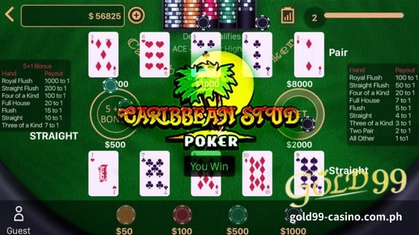 Ipinapaliwanag ng Gold99 Online Casino ang aming diskarte sa Caribbean Stud Poker at mga tip