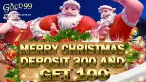 Gold99 Merry Christmas Deposit 300 get 100